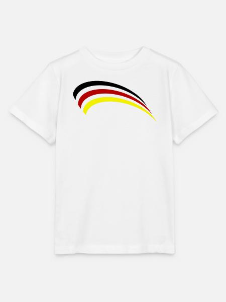 Deutschland Fahne Design - Stanley/Stella Kinder T-Shirt MINI CREATOR - Weiß