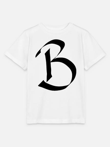 Buchstabe B - Stanley/Stella Kinder T-Shirt MINI CREATOR  - Weiß
