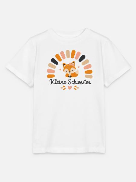 Boho Geschwistermotiv | Waldtier Design - Stanley/Stella Kinder T-Shirt MINI CREATOR - Weiß