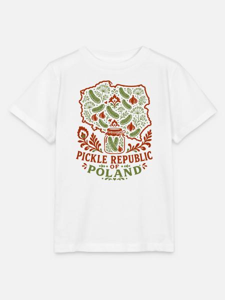 Pickle-Republik Polen - Stanley/Stella Kinder T-Shirt MINI CREATOR  - Weiß