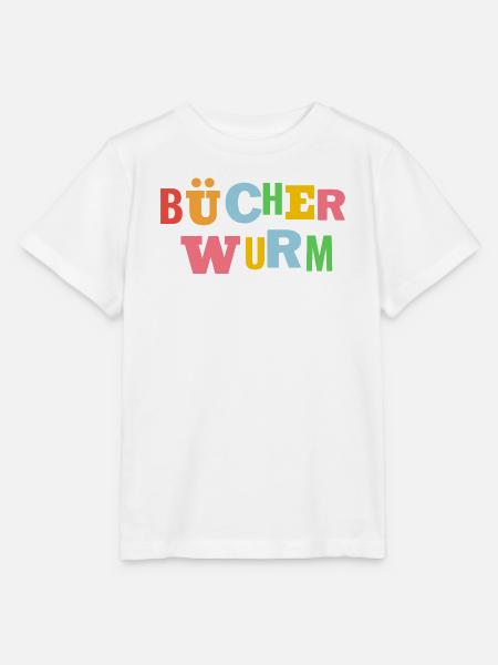 Bücherwurm - Stanley/Stella Kinder T-Shirt MINI CREATOR  - Weiß