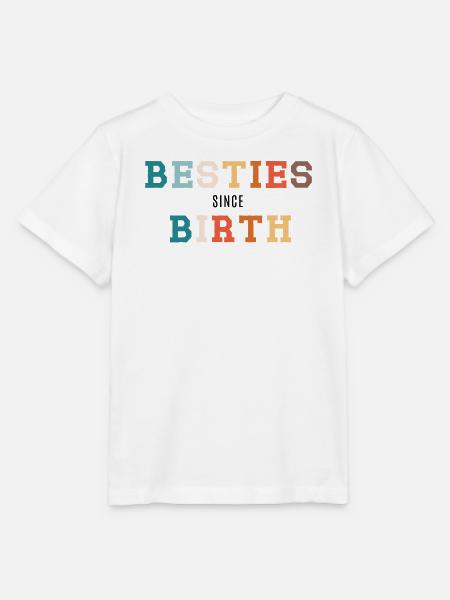 Besties seit Geburt - Stanley/Stella Kinder T-Shirt MINI CREATOR  - Weiß