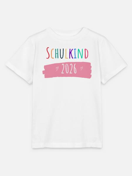 Schulkind 2026 - Stanley/Stella Kinder T-Shirt MINI CREATOR - Weiß
