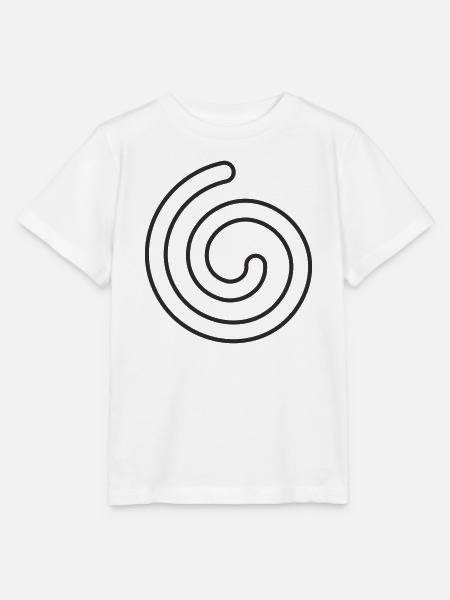 Spirale – Symbol für Leichtigkeit & Entwicklung - Stanley/Stella Kinder T-Shirt MINI CREATOR  - Weiß