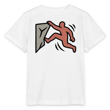 Bloc, Escalade, Escalade, Bloc, Sports de bloc - T-shirt bio MINI CREATOR Stanley/Stella Enfant - blanc - Devant - Maike (125cm)