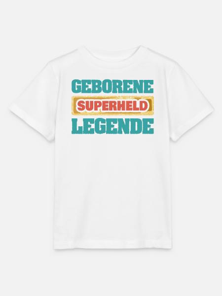 Legende Superheld - Stanley/Stella Kinder T-Shirt MINI CREATOR  - Weiß