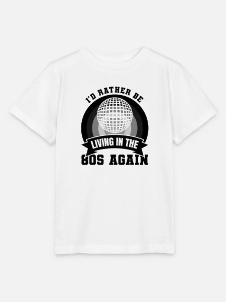 80er Jahre - Stanley/Stella Kinder T-Shirt MINI CREATOR  - Weiß