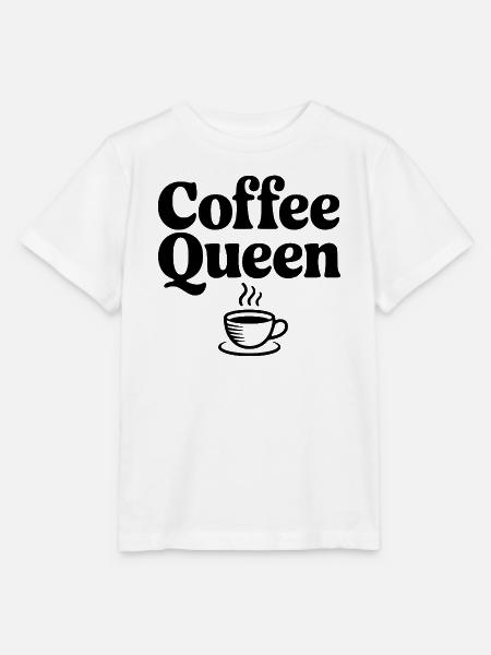 Kaffeekönigin - Stanley/Stella Kinder T-Shirt MINI CREATOR - Weiß