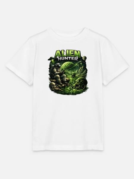 Alien Hunter: Cosmic Swamp Ambush - Stanley/Stella Kinder T-Shirt MINI CREATOR - Weiß