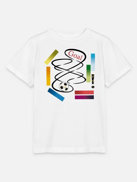 Fussballtor - Stanley/Stella Kinder T-Shirt MINI CREATOR  - Weiß