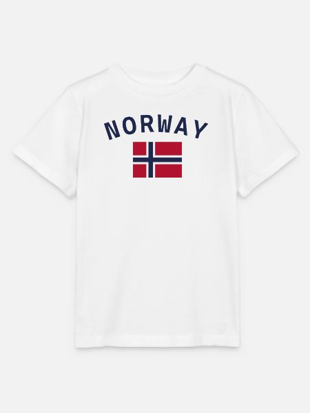 Norwegen - Stanley/Stella Kinder T-Shirt MINI CREATOR - Weiß
