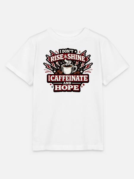 Kaffeeaufstand I Caffeinate Hope - Stanley/Stella Kinder T-Shirt MINI CREATOR  - Weiß