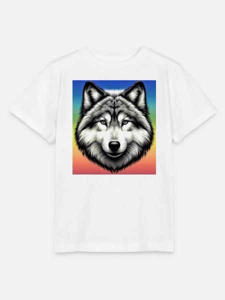 Wolf - Stanley/Stella Kinder T-Shirt MINI CREATOR - Weiß