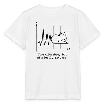 Unpredictable but Physically Present - Stanley/Stella MINI CREATOR Kids’ T-Shirt - white - Front - Maike (125cm)