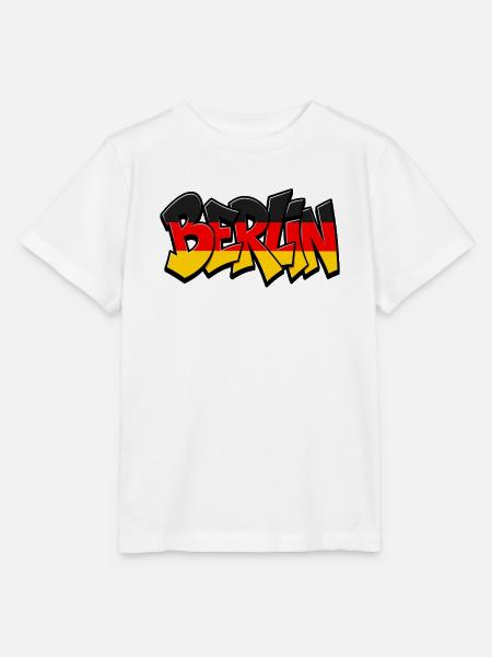 Berlin Graffiti - Stanley/Stella Kinder T-Shirt MINI CREATOR  - Weiß