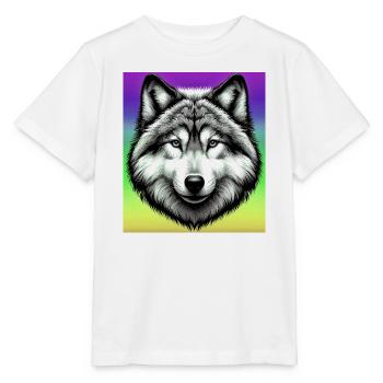 Wolf - Stanley/Stella MINI CREATOR Kids’ T-Shirt - white - Front - Maike (125cm)