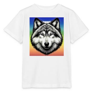 Wolf - Stanley/Stella MINI CREATOR Kids’ T-Shirt - white - Front - Maike (125cm)