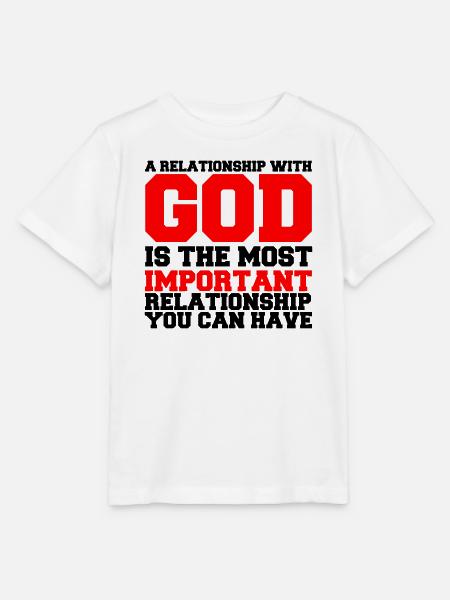 a_relationship_with_god2 - Stanley/Stella Kinder T-Shirt MINI CREATOR  - Weiß