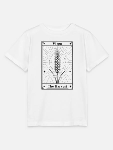 Jungfrau | Tarotkarte Sternzeichen - Stanley/Stella Kinder T-Shirt MINI CREATOR - Weiß