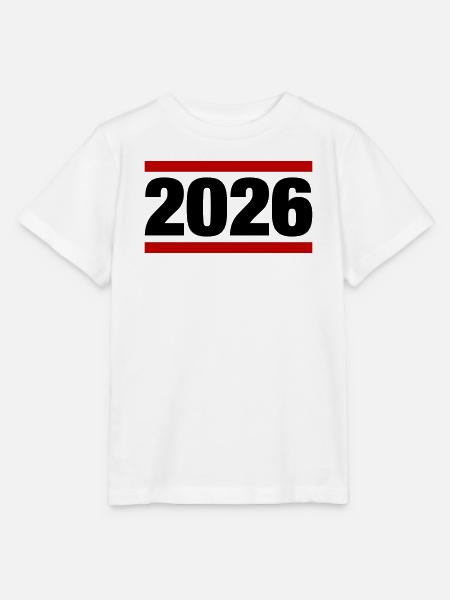 2026 Jahr - Stanley/Stella Kinder T-Shirt MINI CREATOR - Weiß