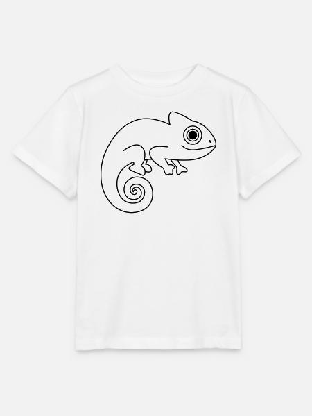 Chamäleon - Stanley/Stella Kinder T-Shirt MINI CREATOR - Weiß