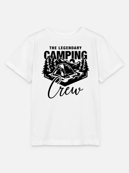 Camping Crew - Stanley/Stella Kinder T-Shirt MINI CREATOR - Weiß