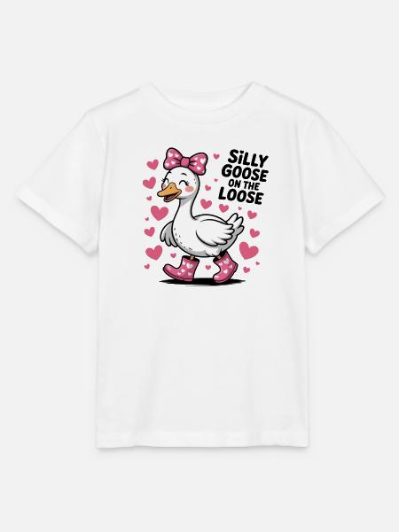 Dumme Gans Süße Gans - Stanley/Stella Kinder T-Shirt MINI CREATOR - Weiß