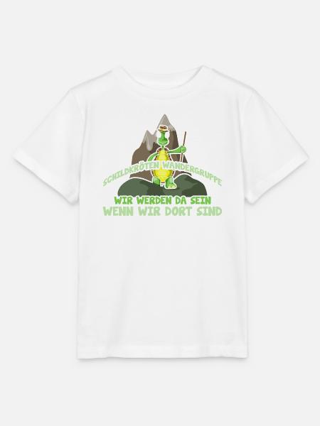 Schildkörten Wandergruppe Wander Bergsteiger - Stanley/Stella Kinder T-Shirt MINI CREATOR - Weiß