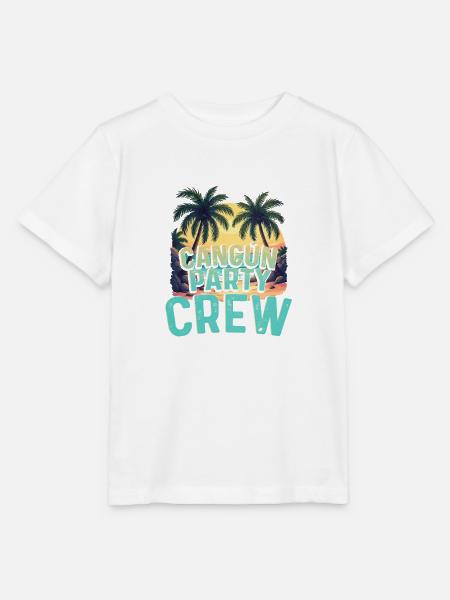 Cancun Party Crew - Stanley/Stella Kinder T-Shirt MINI CREATOR  - Weiß