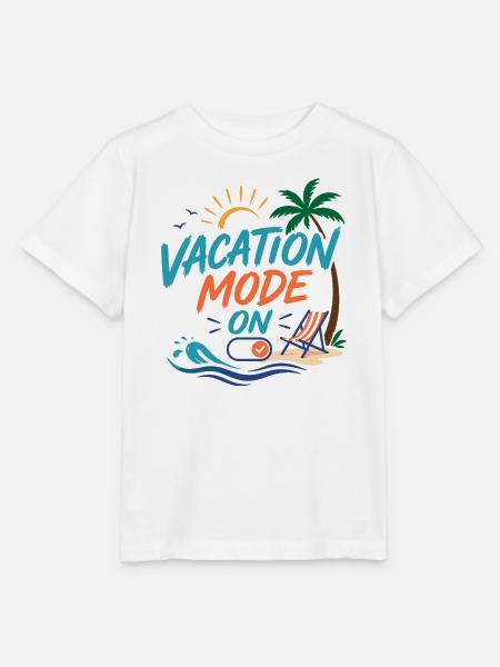 Urlaubsmodus an - Stanley/Stella Kinder T-Shirt MINI CREATOR - Weiß