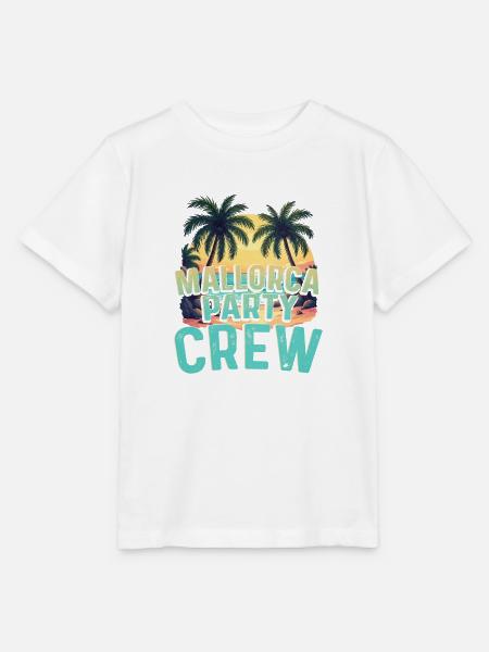 Mallorca Party Crew - Stanley/Stella Kinder T-Shirt MINI CREATOR  - Weiß