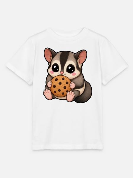 Zuckergleiter Süßes Keks Cartoon Comic - Stanley/Stella Kinder T-Shirt MINI CREATOR - Weiß