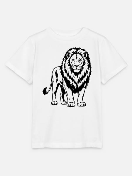 Löwe - Stanley/Stella Kinder T-Shirt MINI CREATOR - Weiß