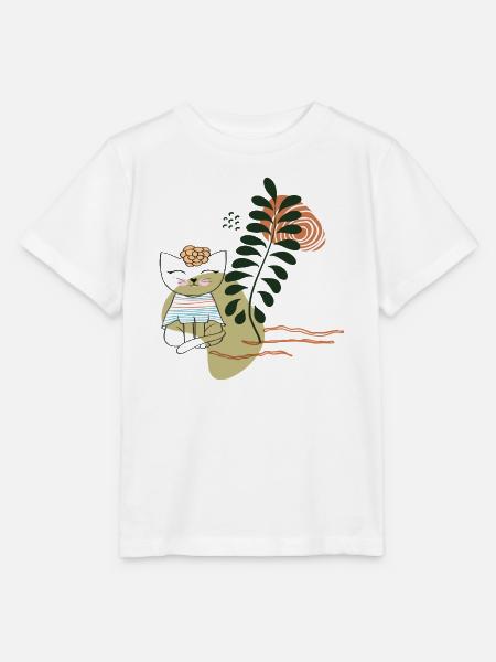 Katzenfreund - Stanley/Stella Kinder T-Shirt MINI CREATOR - Weiß