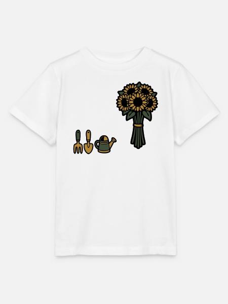 Sonnenblumen Florist Blumenladen Gärtnerei - Stanley/Stella Kinder T-Shirt MINI CREATOR - Weiß