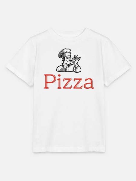 Pizza Chefkoch - Stanley/Stella Kinder T-Shirt MINI CREATOR  - Weiß