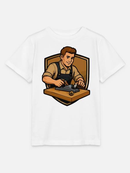 Schmied am Amboss - Stanley/Stella Kinder T-Shirt MINI CREATOR - Weiß