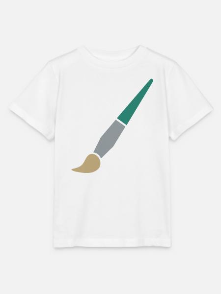 Pinsel - Stanley/Stella Kinder T-Shirt MINI CREATOR - Weiß