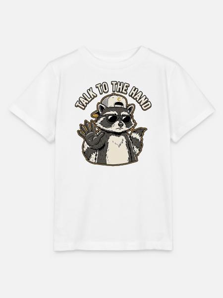 Cooler Spruch Waschbär - Stanley/Stella Kinder T-Shirt MINI CREATOR  - Weiß