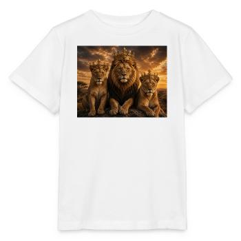 Famille royale - T-shirt bio MINI CREATOR Stanley/Stella Enfant - blanc - Devant - Maike (125cm)