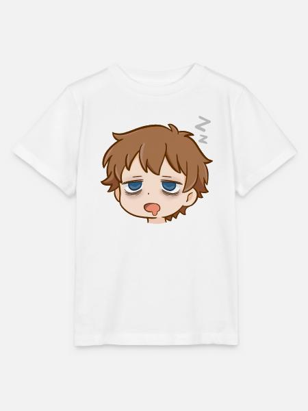 Schlummernder Chibi mit Zzz - Stanley/Stella Kinder T-Shirt MINI CREATOR  - Weiß