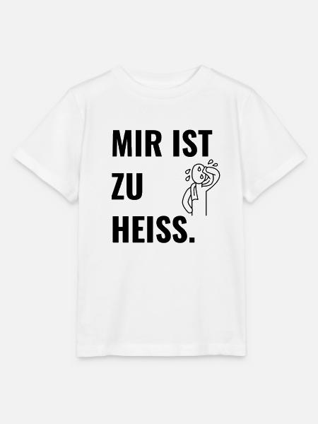 Mir ist zu heiß. - Stanley/Stella Kinder T-Shirt MINI CREATOR  - Weiß