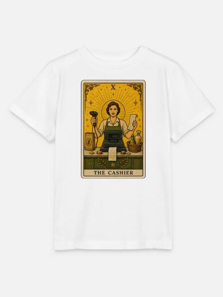 Kassiererin | Kasse Beruf Tarot - Stanley/Stella Kinder T-Shirt MINI CREATOR - Weiß
