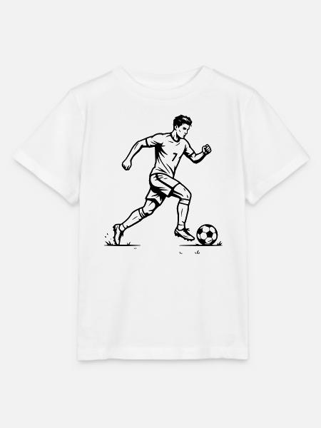 Fußballspieler - Stanley/Stella Kinder T-Shirt MINI CREATOR - Weiß