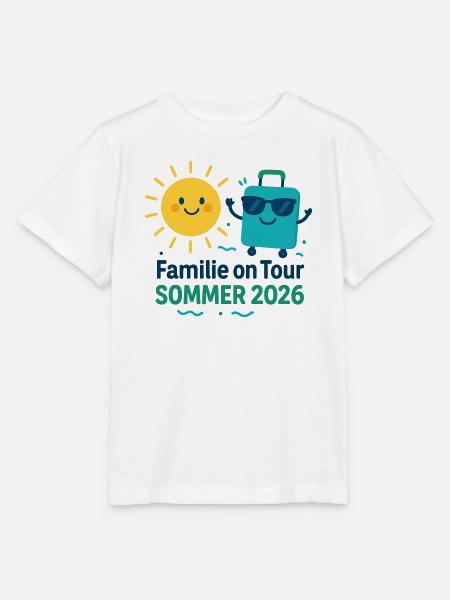 Sommerfamilie on Tour 2026 - Stanley/Stella Kinder T-Shirt MINI CREATOR - Weiß