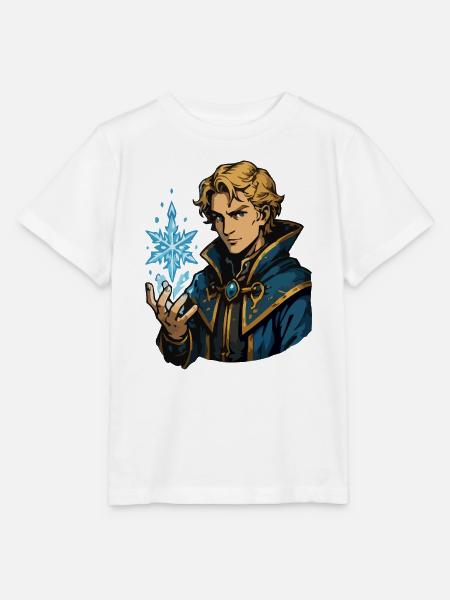 Eis Zauberer mit Frostzauber - Stanley/Stella Kinder T-Shirt MINI CREATOR  - Weiß