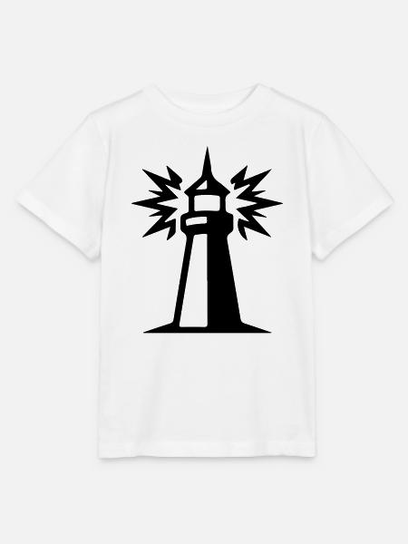 Leuchtturm Symbol - Stanley/Stella Kinder T-Shirt MINI CREATOR  - Weiß