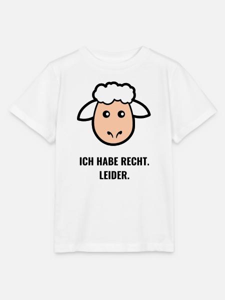Schaf-Silhouette im Minimalstil - Stanley/Stella Kinder T-Shirt MINI CREATOR - Weiß