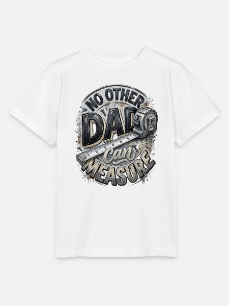 Kein anderer Dad kann messen Vatertag Vater - Stanley/Stella Kinder T-Shirt MINI CREATOR - Weiß
