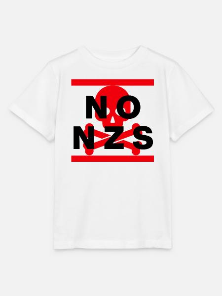 NO NZS, NIE WIEDER, ANTIFASCHISMUS, NO AFD - Stanley/Stella Kinder T-Shirt MINI CREATOR - Weiß